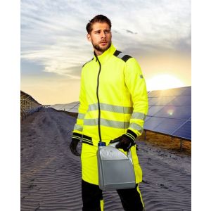 Bluza ostrzegawcza ze stójką i pasami odblaskowymi Signal HiViz Ardon kolor żółto-czarny - 2